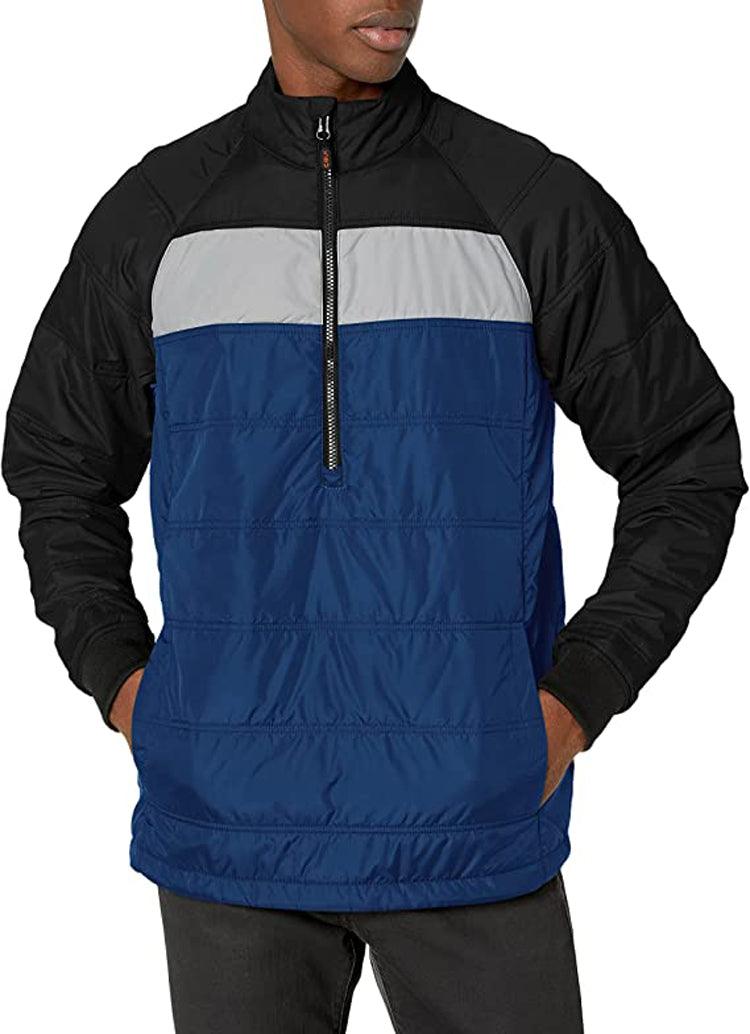 Men's Cutter & Buck Black Philadelphia Eagles Helmet Stealth Hybrid Quilted Windbreaker Full-Zip Vest