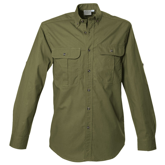 TAG Safari Men's Safari Long Sleeve Shirt w Chest Pockets