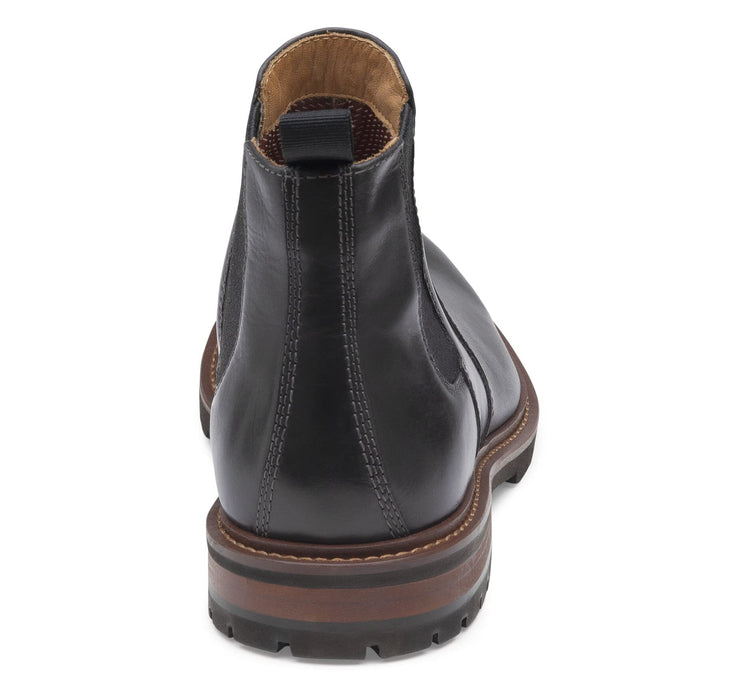 Johnston & Murphy Men's Barrett Size 11.5 Tan Oiled Suede Chelsea Boots