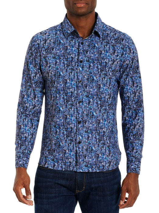 Robert Graham Men's Manso Multi Medium Button-Up Long Sleeve Shirt