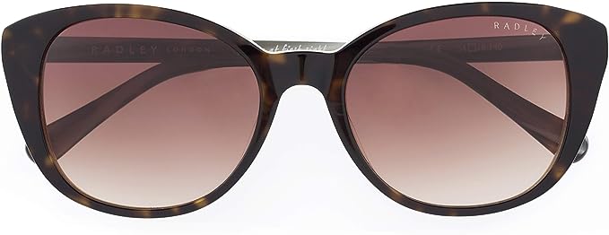 Radley London Women's Anna Tortoiseshell/Horn Oversized Cat Eye Sunglasses