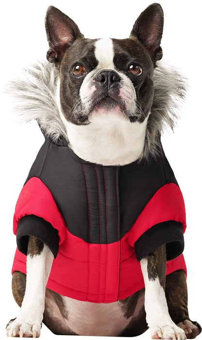 Canada Pooch True North Parka Size 24 Red Insulated Dog Coat