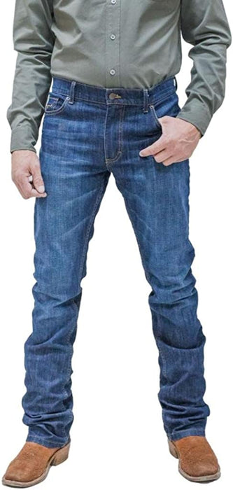 Kimes Ranch Men's Roger 36W x 34L Slim Fit Boot Cut Blue Jeans