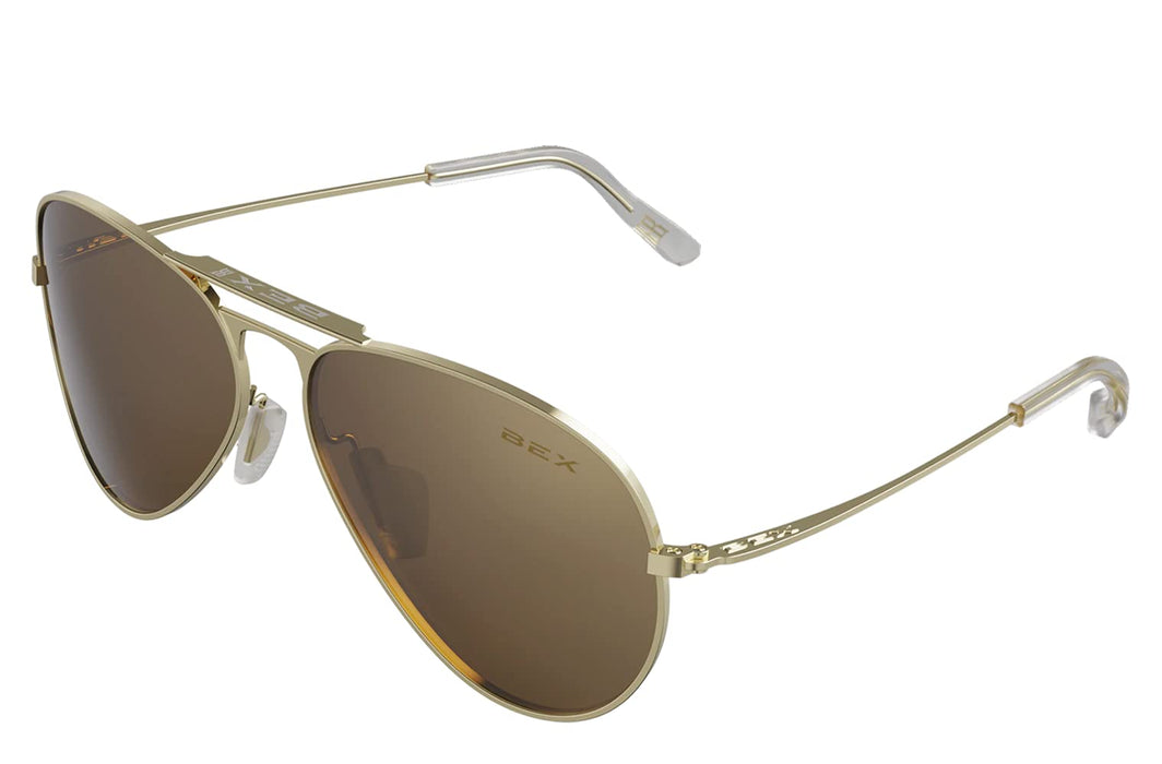 BEX Wesley Men's Polarized Gold Sunglasses