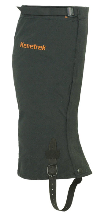 Kenetrek Unisex X-Large Waterproof Solid Black Gaiter For Hunting Boots