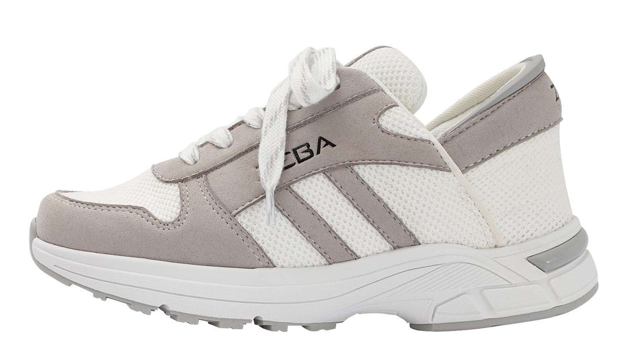 Zeba Women's White Sand Size 7 Hands Free Slip-On Walking Shoes