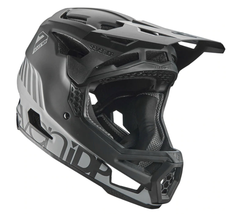7iDP Project 23 GF Fiberglass Full Face Helmet Small Graphite/Black