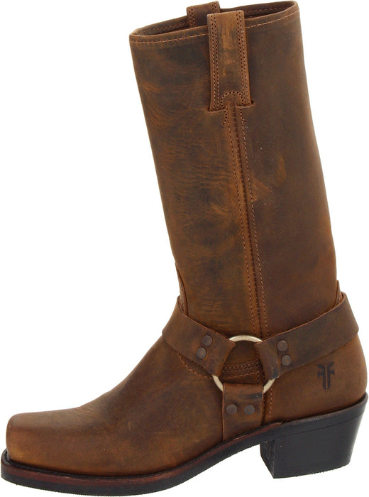 The Frye Company Womens Tan Harness 12R Size 9 Oiled Leather Boots