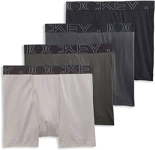 Bundle of 2-4 Packs of Jockey Men's 5" Mid-Rise Boxer Brief Underwear