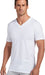 Jockey Men's 6 Pack Classic V-Neck X-Large White Short Sleeve T-Shirt