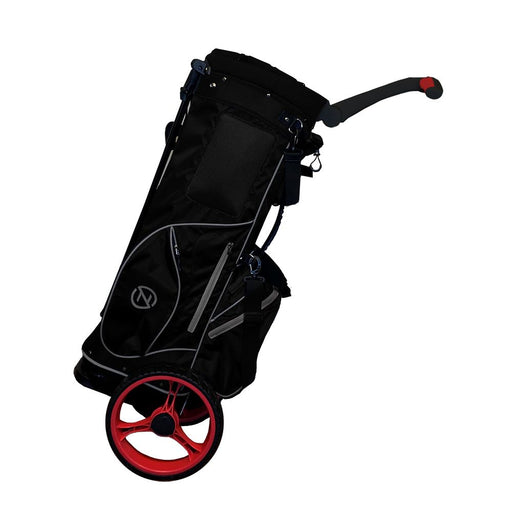 Zero Friction Golf Wheel Pro 3-In-1 Wheeled Pushcart Bag