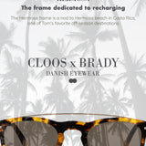 Christopher Cloos x Brady Hermosa Polarized Biodegradable Sunglasses