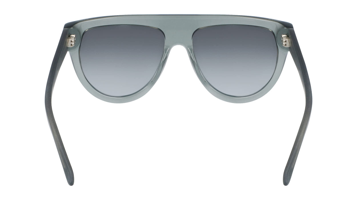 Dragon Women's Dusk Grey Crystal with Lumalens Smoke Gradient Lens Sunglasses