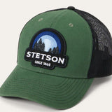 Stetson Embroidered Western Since 1865 Trucker Hat Green/Black Cap