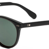 Otis Eyewear Omar Vintage Matte Black Grey Polarized Mineral Lens Sunglasses