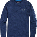 Vineyard Vines Men's Long-Sleeve Whale Harbor Tee Shirt