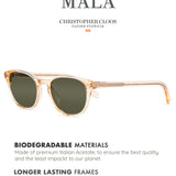 Christopher Cloos Mala Minimalist Polarized Sunglasses