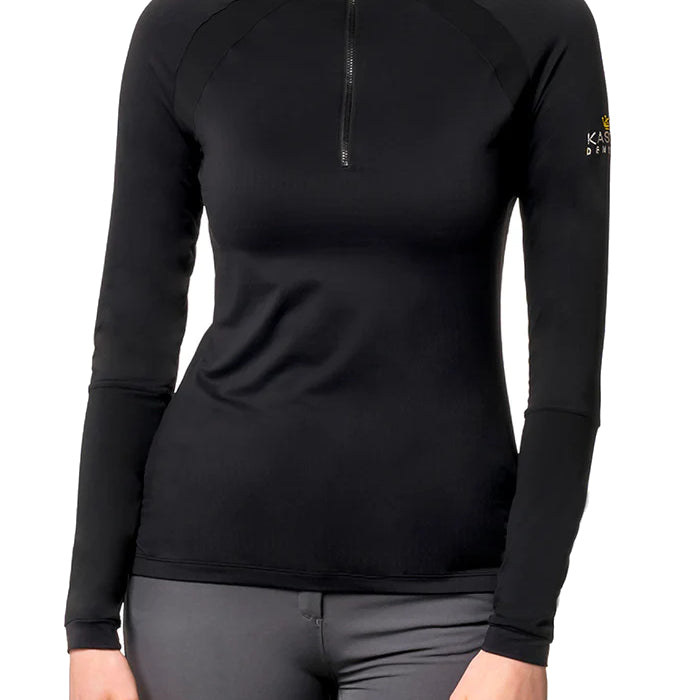 Kastel Denmark Women's Lightweight Crewneck Sun Shirt | 1/4 Zip Athletic Tops | UPF 30+ Protection