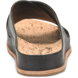 Tutsi Leather Slip-On Cross-Band Slide Sandal