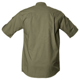 Tag Safari Shooter Shirt for Men Short Sleeve, 100% Cotton, Sun Protection for Outdoor Adventures