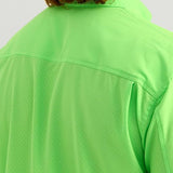 HUK Men's Tide Point Solid Short Sleeve Shirt, Fishing Button Down