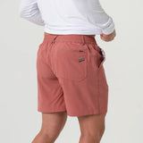 Burlebo Men's Everyday Shorts (Red Clay - Fish)