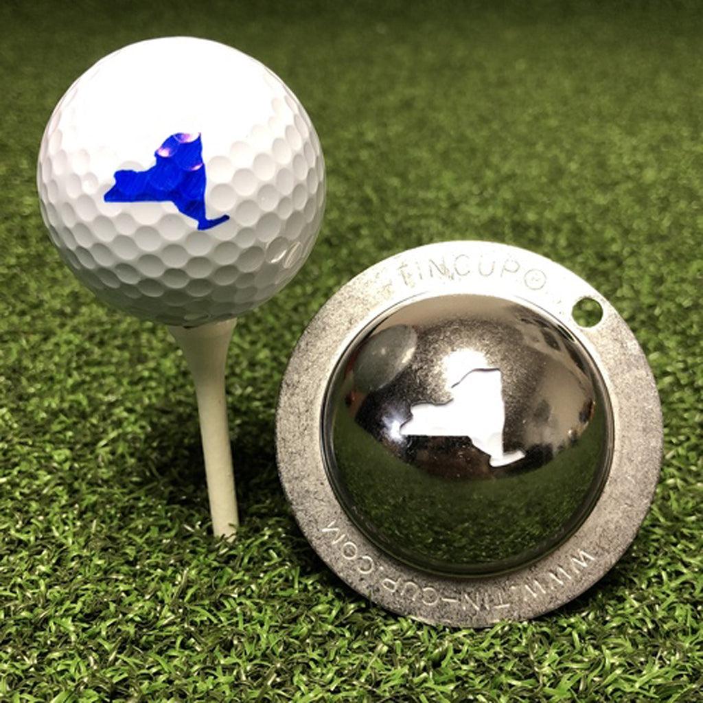 Tin Cup Golf Ball Custom Marker Alignment Tool