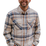 Burlebo Men's Flannel Mid-Weight Long Sleeve Shirt