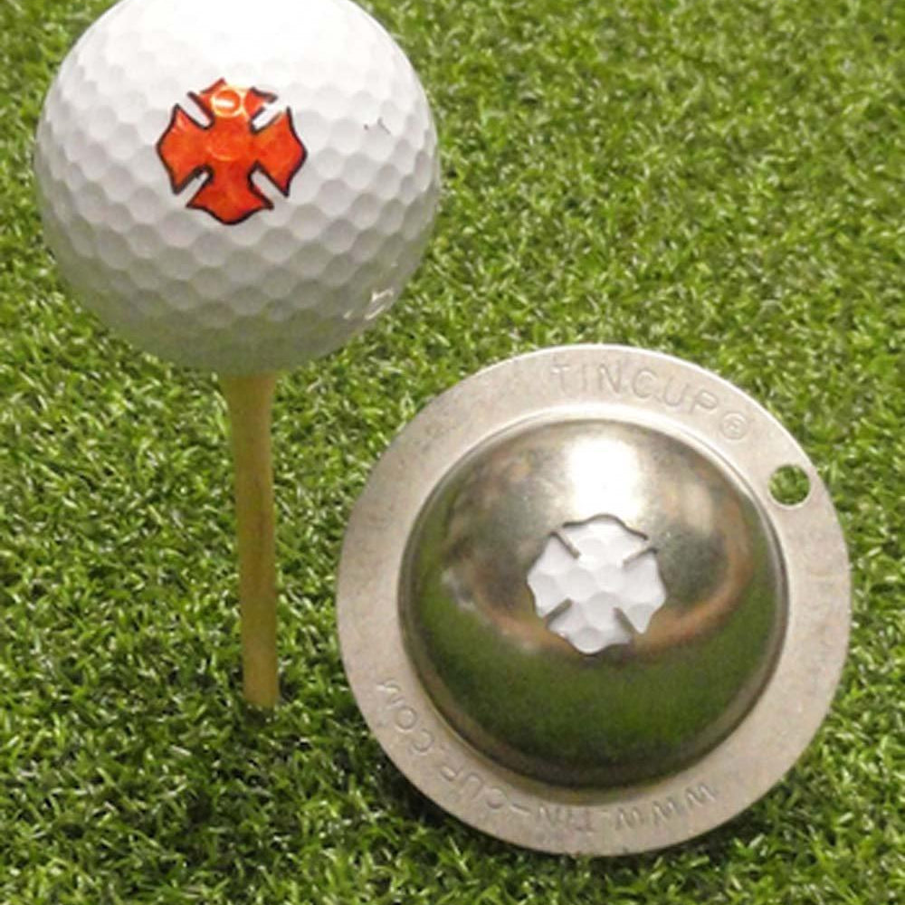 Tin Cup Golf Ball Custom Marker Alignment Tool