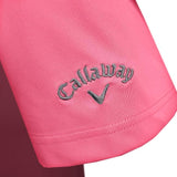 Callaway Men's Micro Hex Golf Performance Polo Shirt with Sun Protection, Solid Stretch Fabric