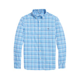 Vineyard Vines Men's Classic Fit Plaid On-The-Go Lightweight Button-Down Shirt