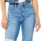 Judy Blue Austin Tummy Control High Rise Straight Jeans