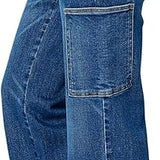 Judy Blue Women's High Waisted Wide Leg Cargo Pocket Jeans