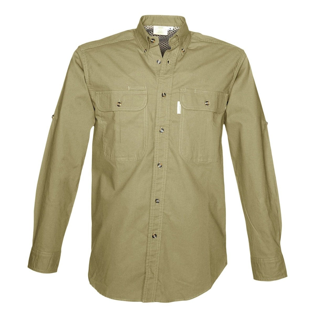 TAG Safari Men's Adventure Long Sleeve Shirt w Vest Back