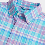 Vineyard Vines Men's Classic Fit Plaid On-The-Go Lightweight Button-Down Shirt