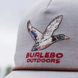 Burlebo Men's Gray Burlebo Outdoors Snapback Duck Cap