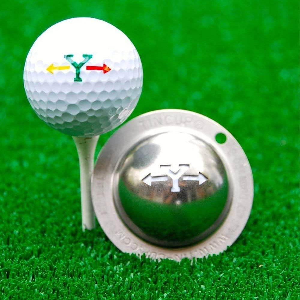 Tin Cup Alpha Players Cup B Golf Ball Custom Marker Alignment Tool