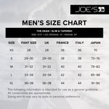 Joe's Jeans Men's The Dean Graysin Size 40X34 Slim Tapered Jeans