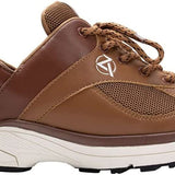 Zeba Men's Hands Free Slip-On Walking Shoes (Brown)