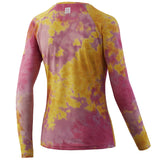 Huk Women's Tie Dye Pursuit Pink Lady X-Small Long Sleeve Fishing Shirt