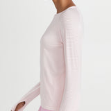 Onzie Women's Seamless Soft Pink Small-Medium Long Sleeve Shirt