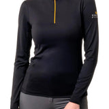 Kastel Denmark Women's Lightweight Crewneck Sun Shirt | 1/4 Zip Athletic Tops | UPF 30+ Protection