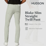 Hudson Jeans Mens Blake Slim Straight Cotton 34" Inseam Jeans