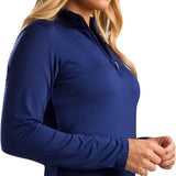 Women's Sunglow UV 50 Long Sleeve Zip Mock Top