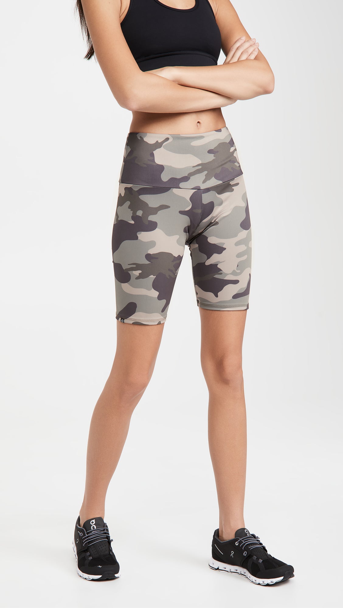 Onzie High Rise Bike Short Combat Camo - Sports by Sager