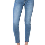 Judy Blue Women's Mid-Rise Vintage Wash Skinny Jeans