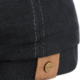 Stetson Men's Hatteras Linen Newsboy Flat Cap Fitted Hat
