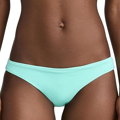 PQ Swim Women's Basic Ruched Bikini Bottoms - Moderate Rise, Fuller Coverage, Womens Swimsuit Bottoms - Full