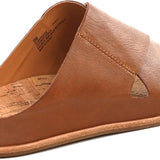 Tutsi Leather Slip-On Cross-Band Slide Sandal