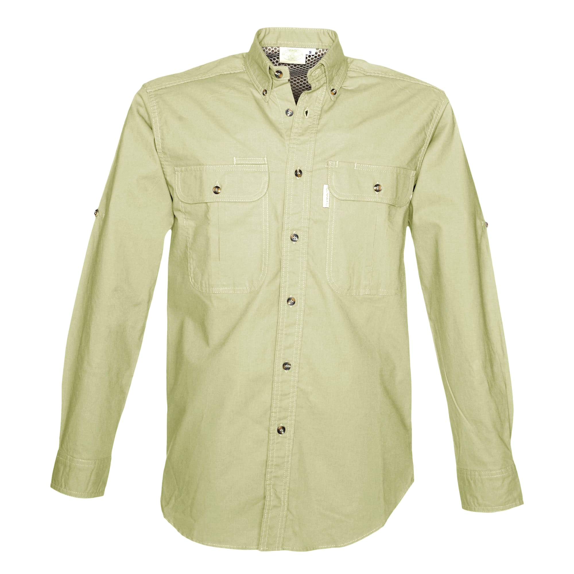 TAG Safari Men's Adventure Long Sleeve Shirt w Vest Back